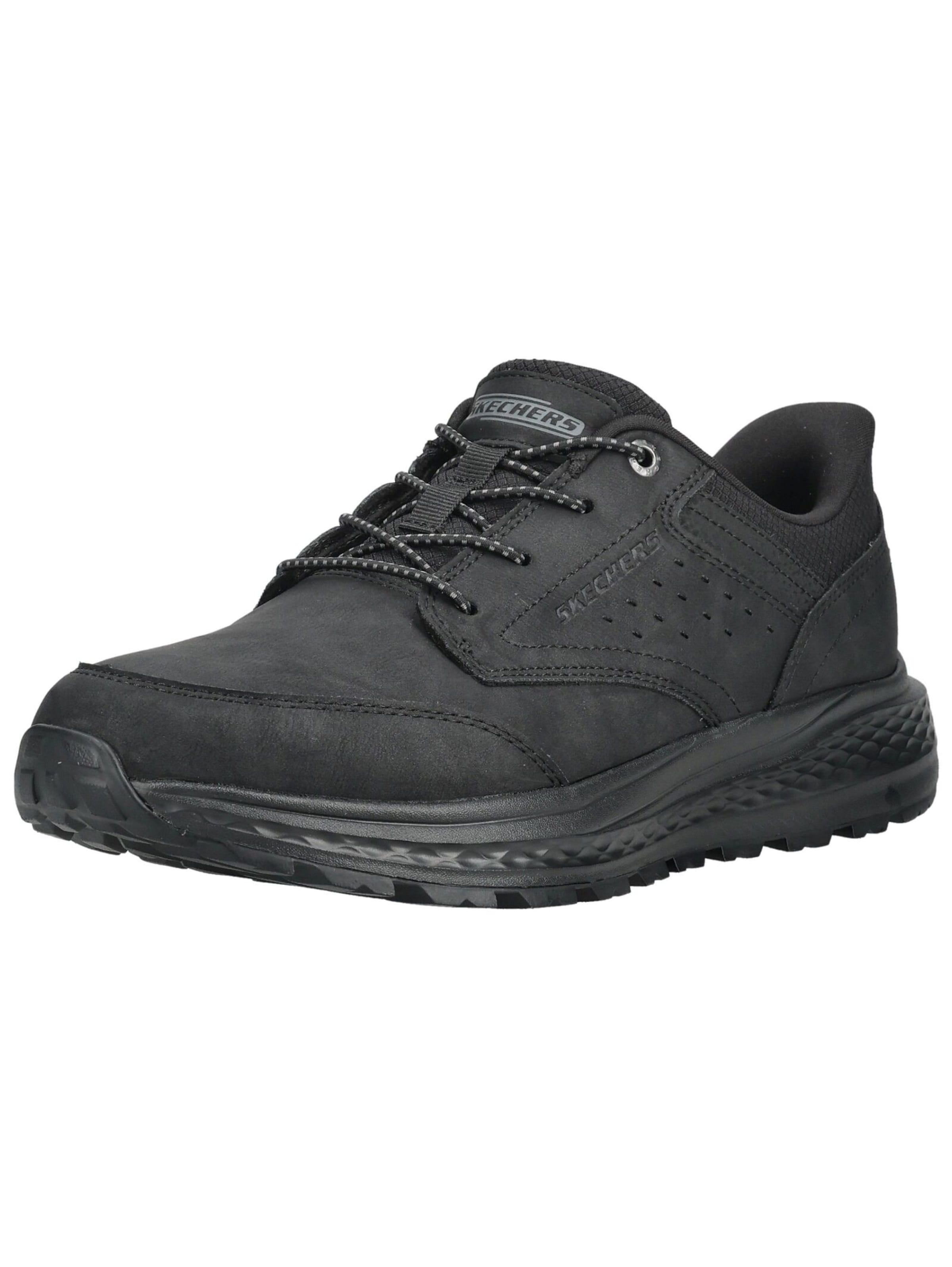 Sneaker bassa di SKECHERS in nero: frontale