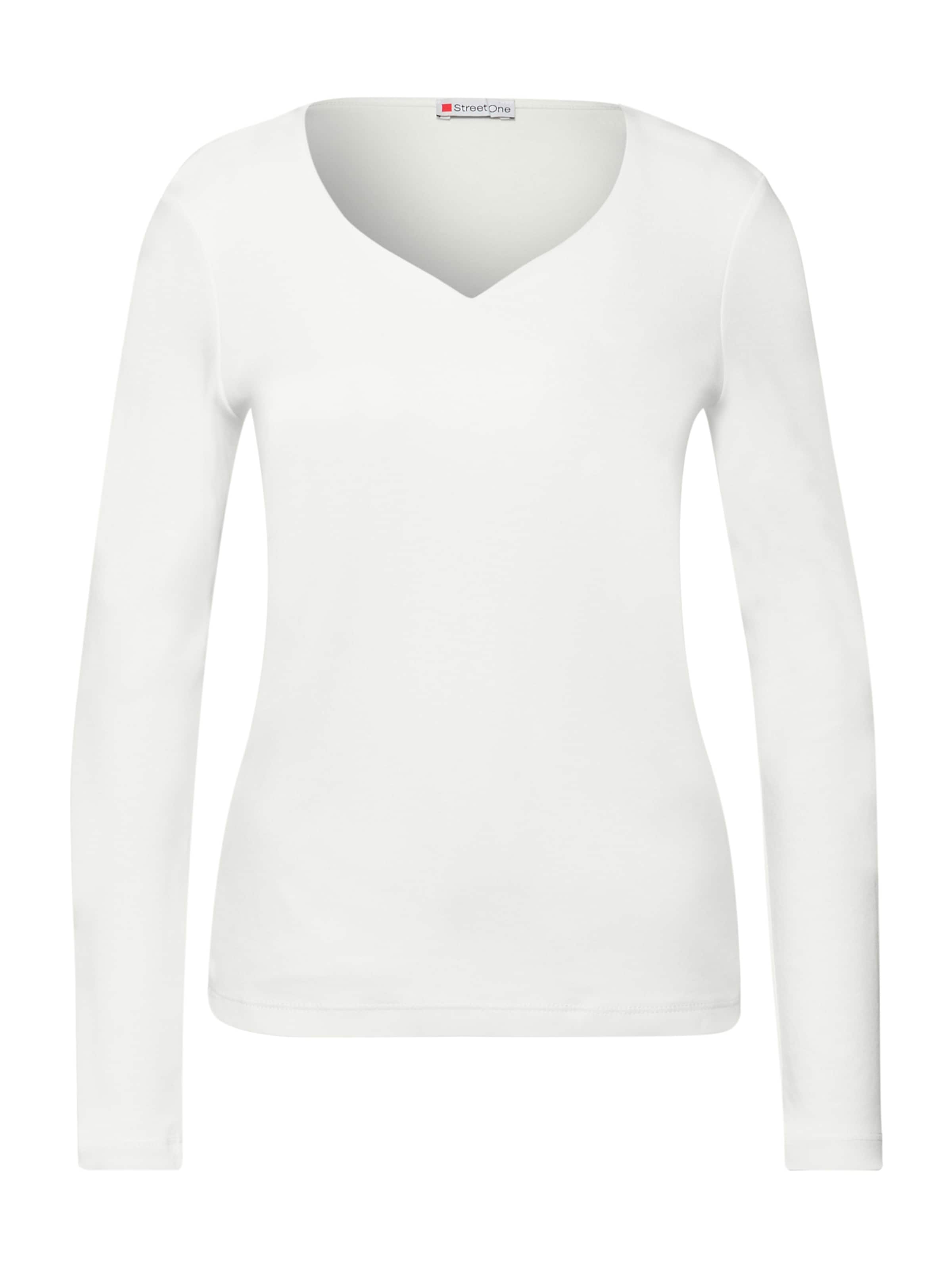 STREET ONE Μπλουζάκι σε λευκό: μπροστά