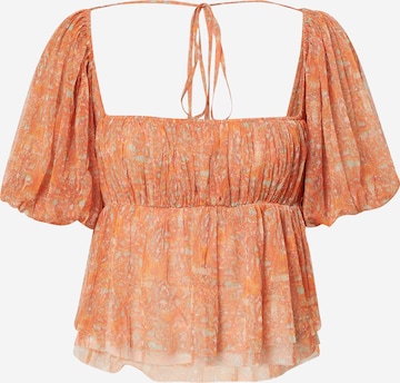 Bluză 'PENELOPE' de la Free People pe portocaliu: față