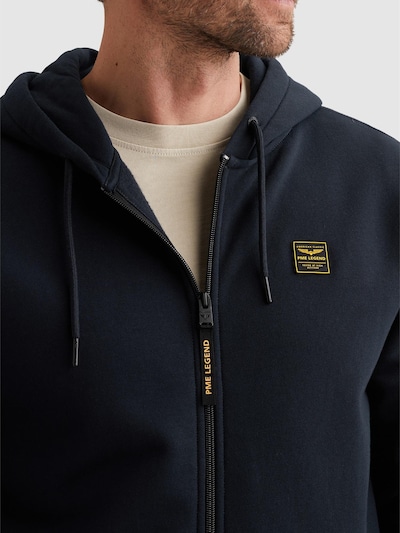 PME Legend Sweatshirt 'PME LEGEND - Sweat jacket with hood and zipper closure' i S i mörkblå, Produktvy