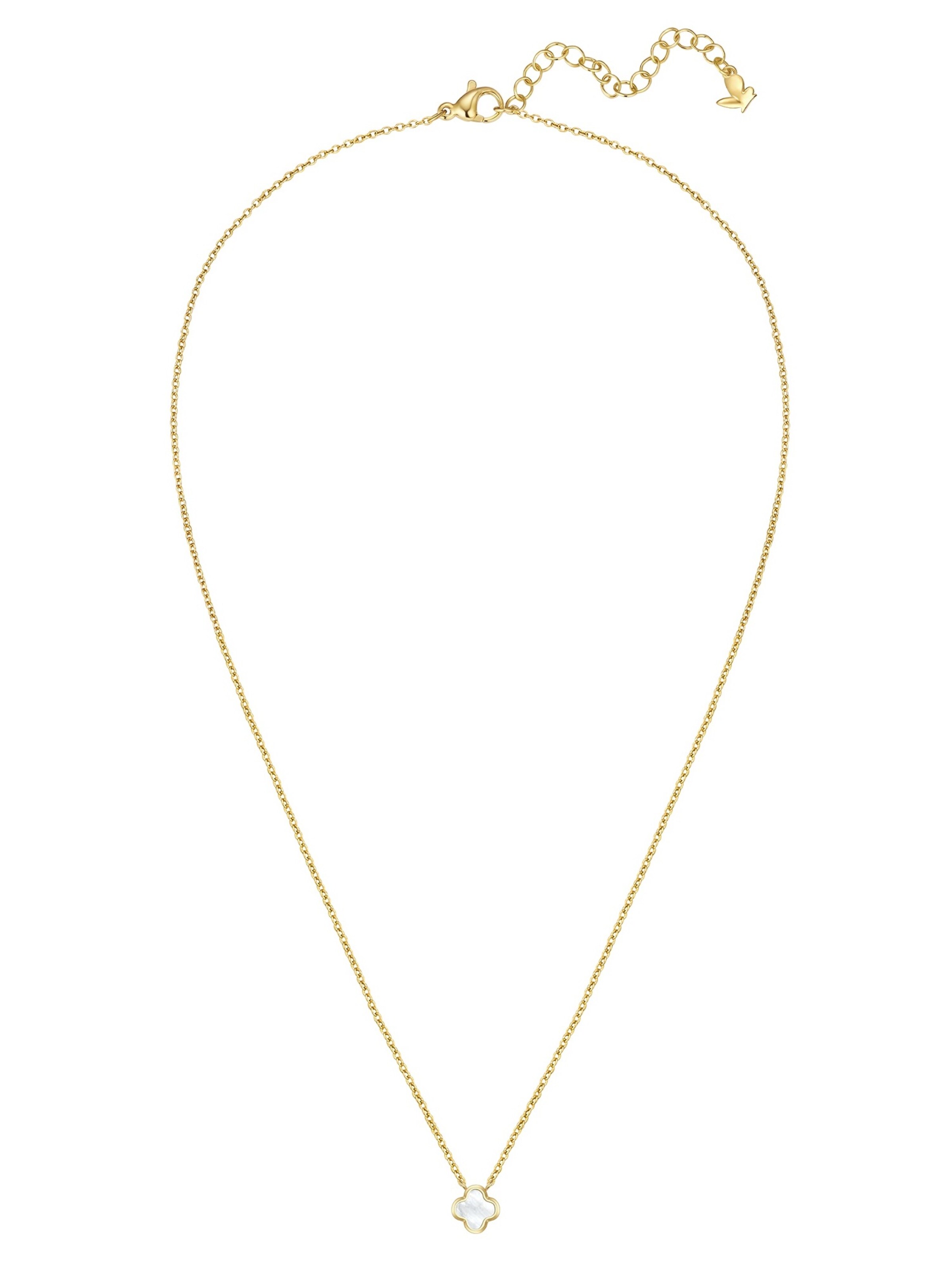 Glanzstücke München Chaîne en or / blanc perle, Vue avec produit