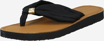 TOMMY HILFIGER Teenslipper 'Elevated Monogram Plaque' in Blauw: voorkant