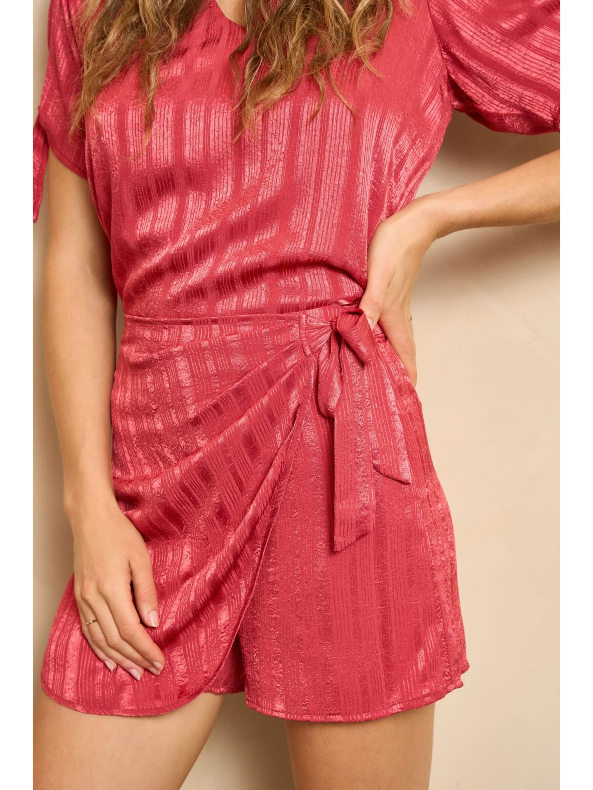 LOFTY MANNER Skirt 'RC36 - Skort Thalina' in Red