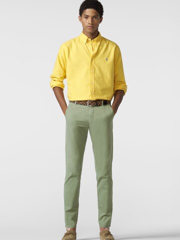Regular Pantalon chino MEYER en vert