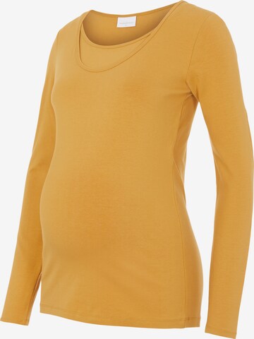 MAMALICIOUS Shirt 'Emma' in Yellow: front