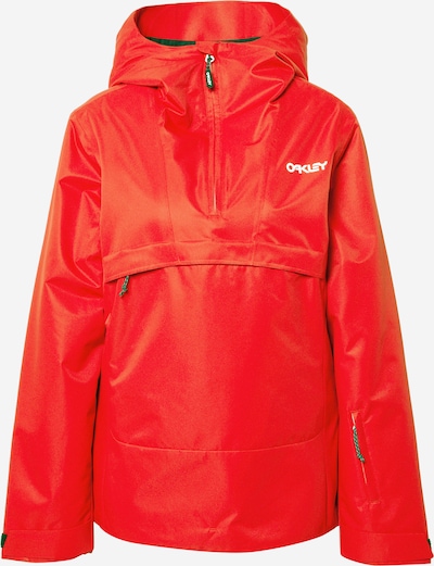 OAKLEY Sportjacke 'HOLLY' in feuerrot / weiß, Produktansicht