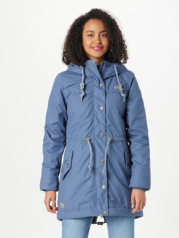 Parka d’hiver 'CANNY' Ragwear en bleu : devant