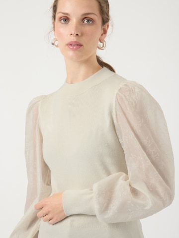 YAS Pullover 'YASDOTME' i beige