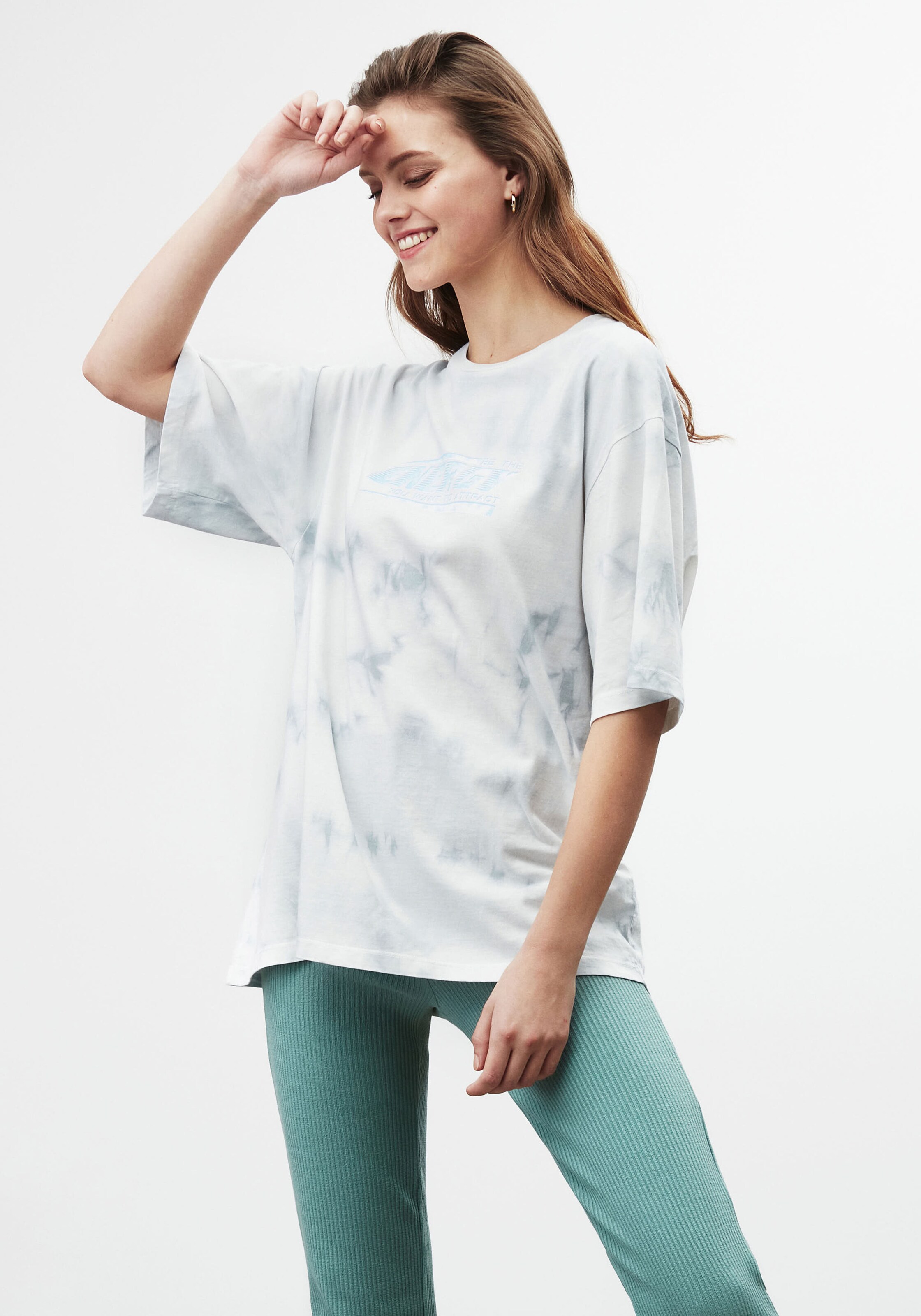 Frauen Shirts & Tops Grimelange Longshirt 'Energy' in Grau - NQ38441