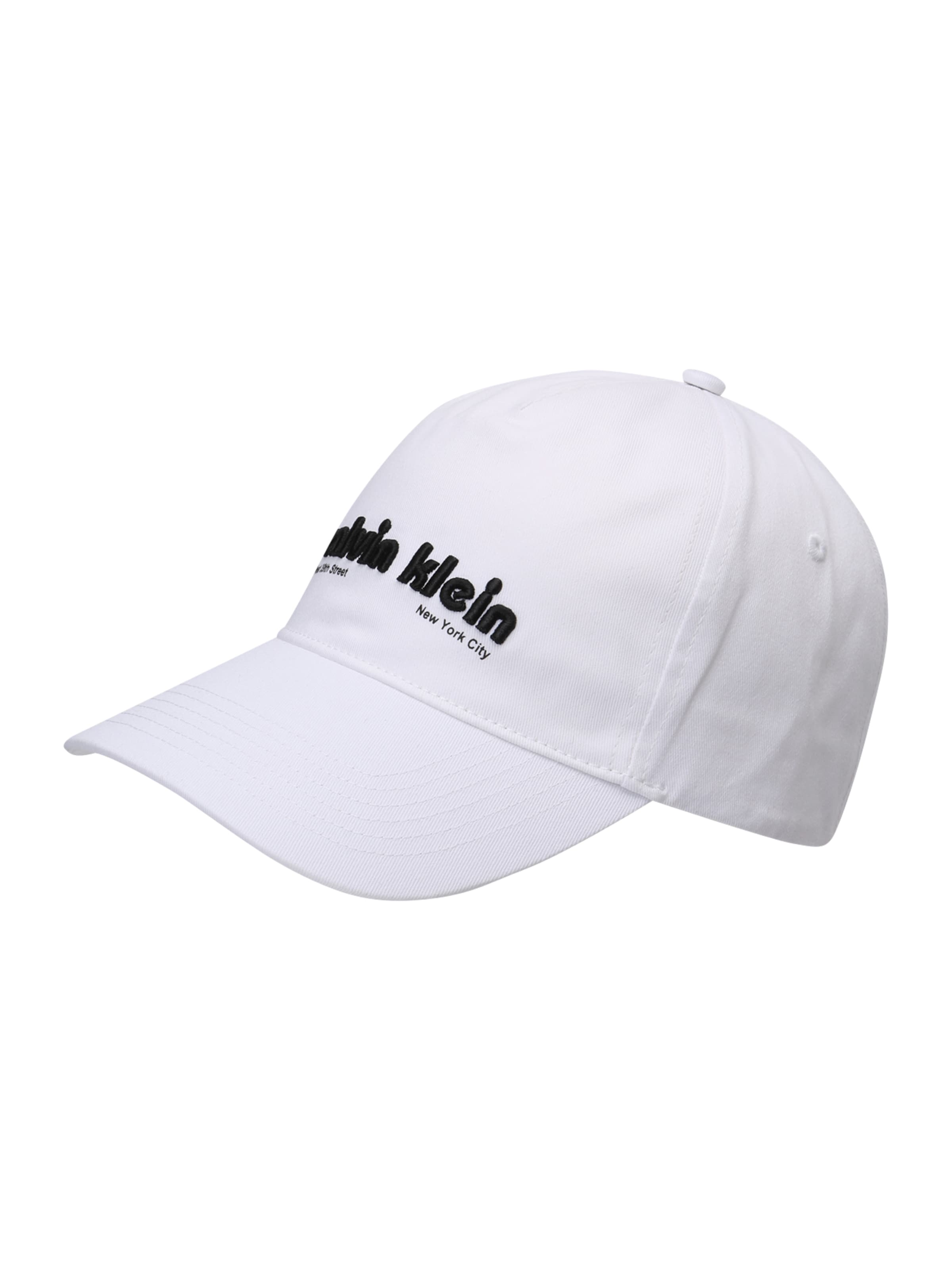 Calvin Klein Kšiltovka – bílá: přední strana