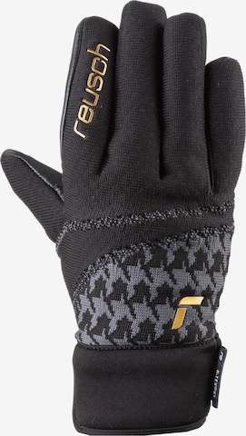 REUSCH Athletic Gloves 'Victoria' in Black: front