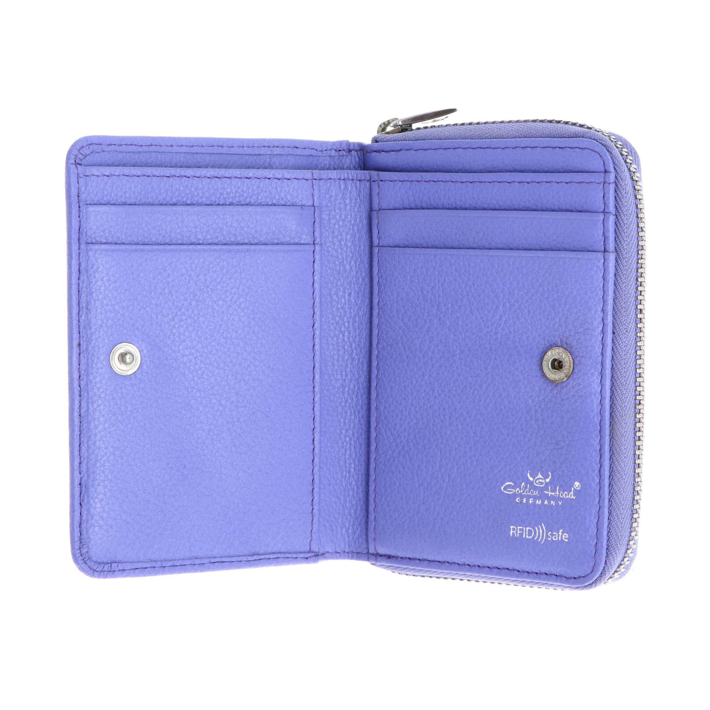 GOLDEN HEAD Wallet 'Madrid' in Purple