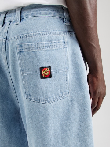 Santa Cruz Loosefit Jeans i blå