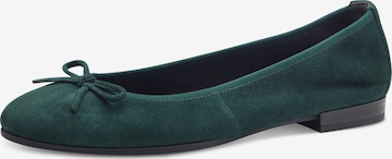 Tamaris Балетки 'Alena' в Зеленый: спереди