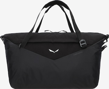 SALEWA Travel bag in Black: front