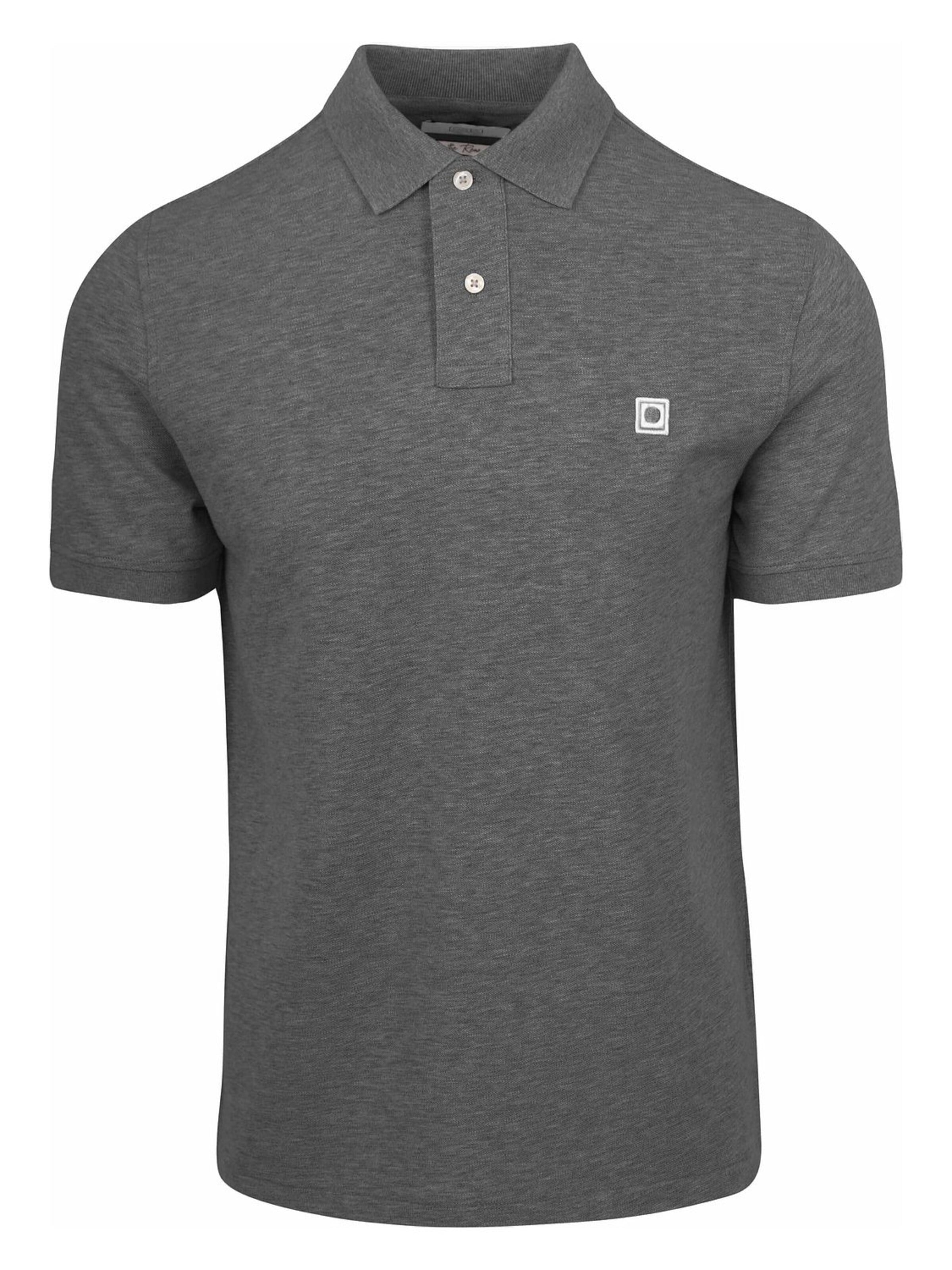 KING Essentials Shirt 'The Rene'‌‌ in Grau: Vorderseite