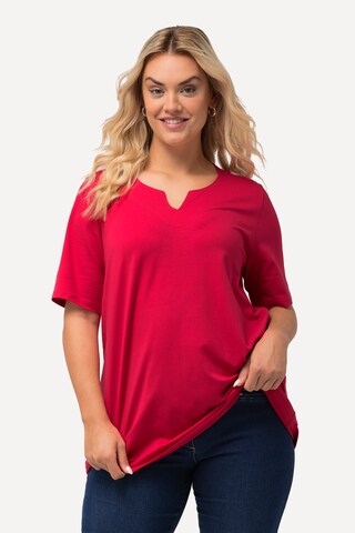 Ulla Popken Shirt in Rood: voorkant