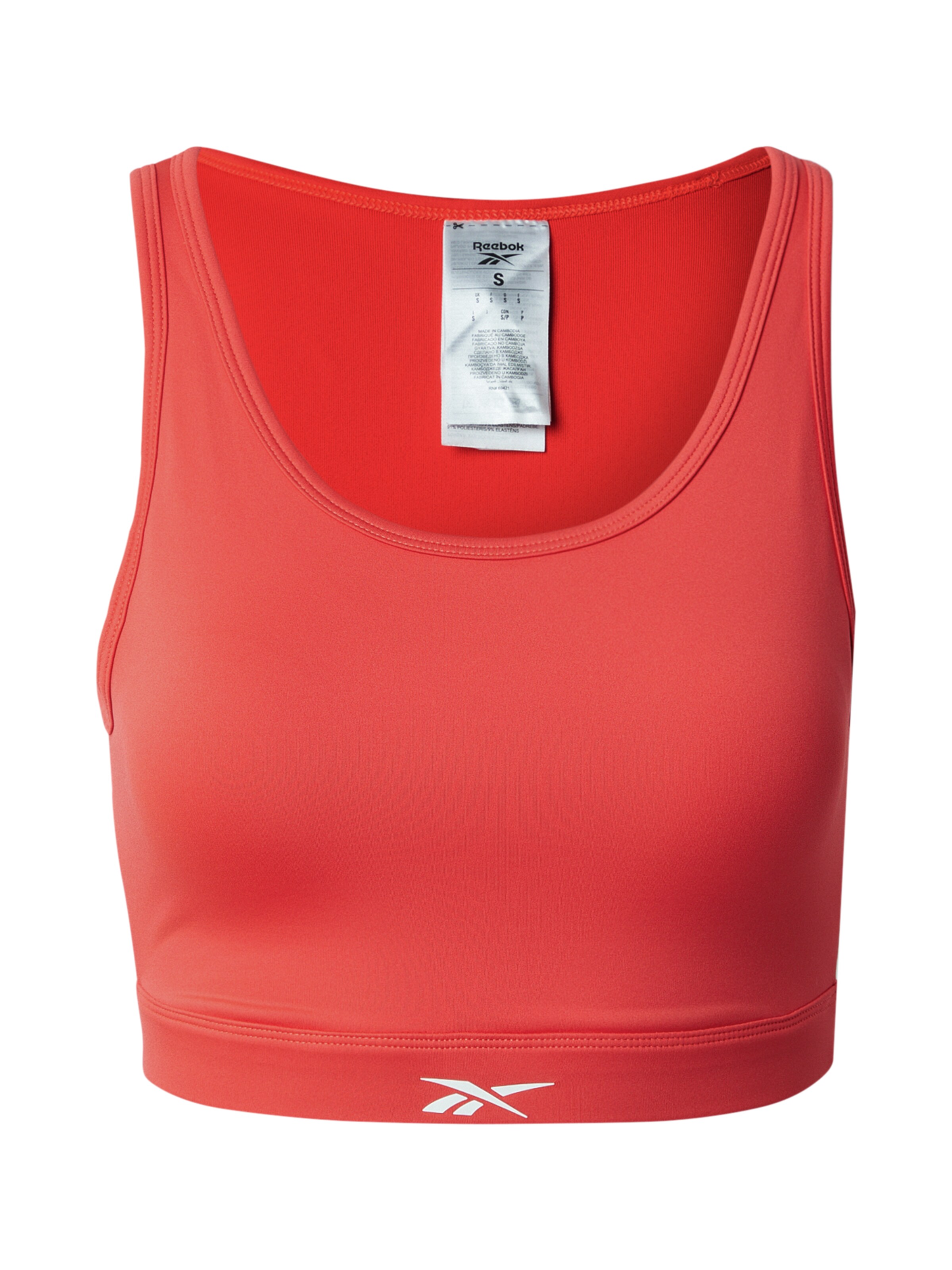 Bustieră Sutien sport 'TULIP CORE' de la Reebok pe roșu: față