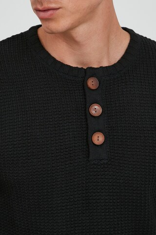 !Solid Strickpullover 'Terrance' in Schwarz