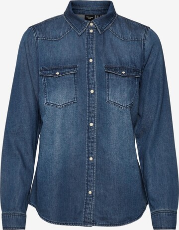 Camicia da donna 'Maria' di VERO MODA in blu: frontale