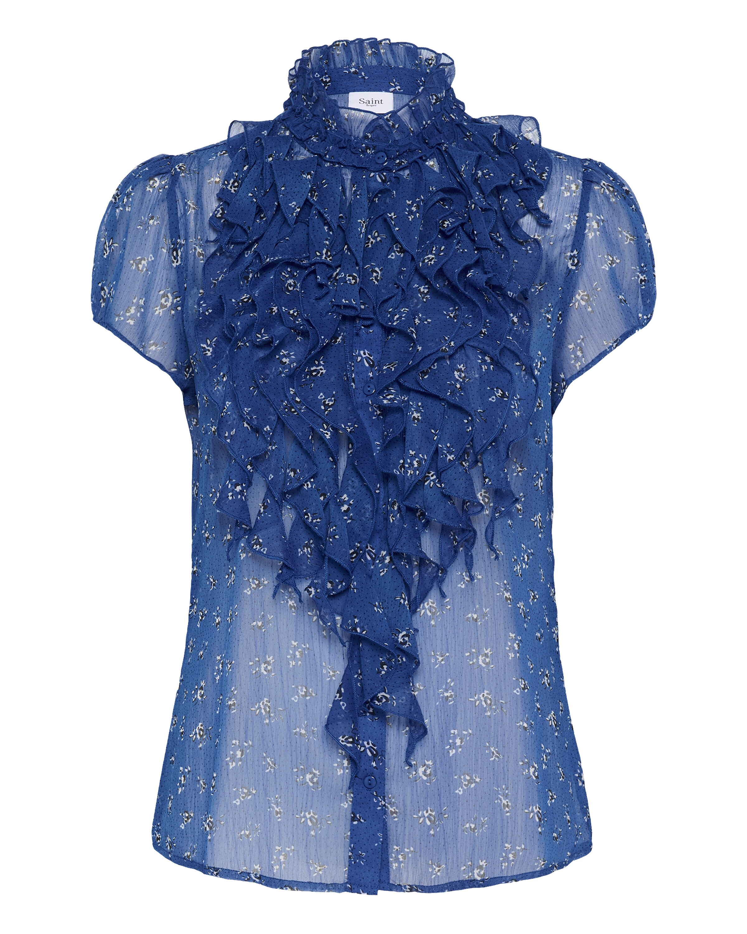 Chemisier 'Lilja' SAINT TROPEZ en bleu : devant