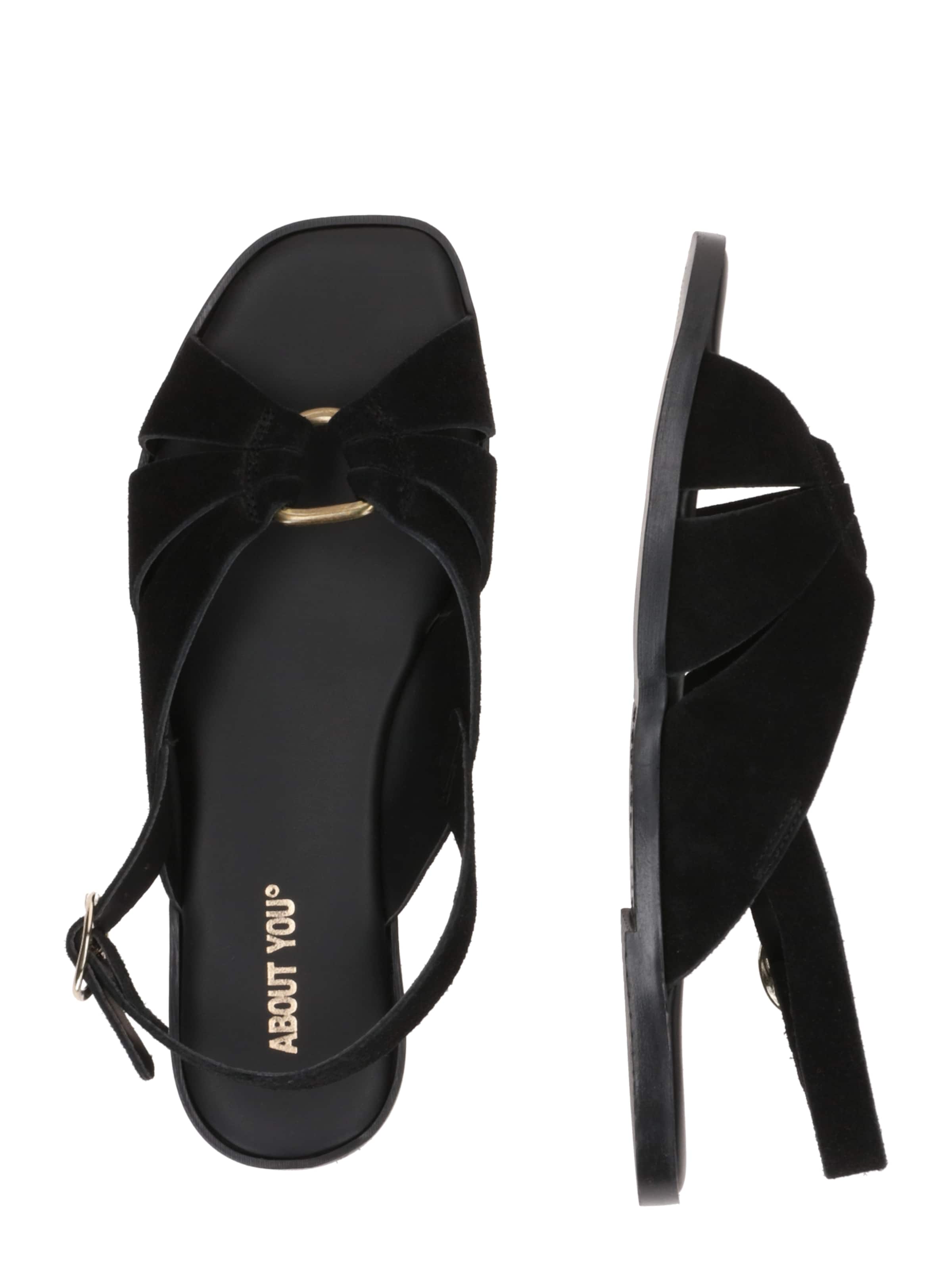 Sandales 'Melina' ABOUT YOU en noir