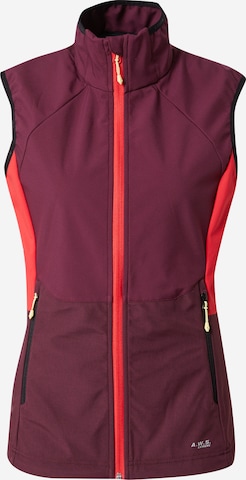 Gilet sportivo 'BRANSON' di ICEPEAK in rosso: frontale