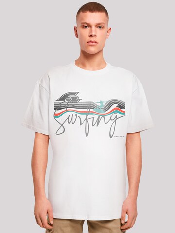 F2 Shirt 'F2 Surfing Sommer Sport' in White: front