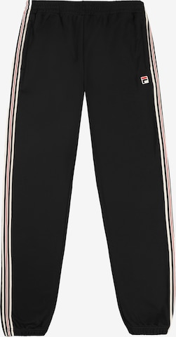 FILATapered Hlače 'Biella' - crna boja: prednji dio