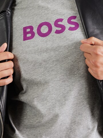 BOSS Футболка 'Elogo 5' в Серый