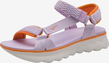 Tamaris Sandaal in Lila: voorkant