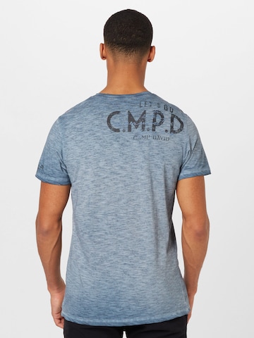 CAMP DAVID T-shirt 'Cinque Terre' i blå