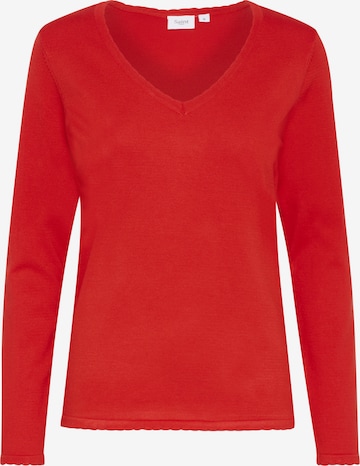 SAINT TROPEZPulover 'Mila' - crvena boja: prednji dio