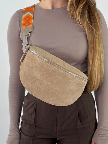 lePelou - Riñonera 'ONDA large' en beige