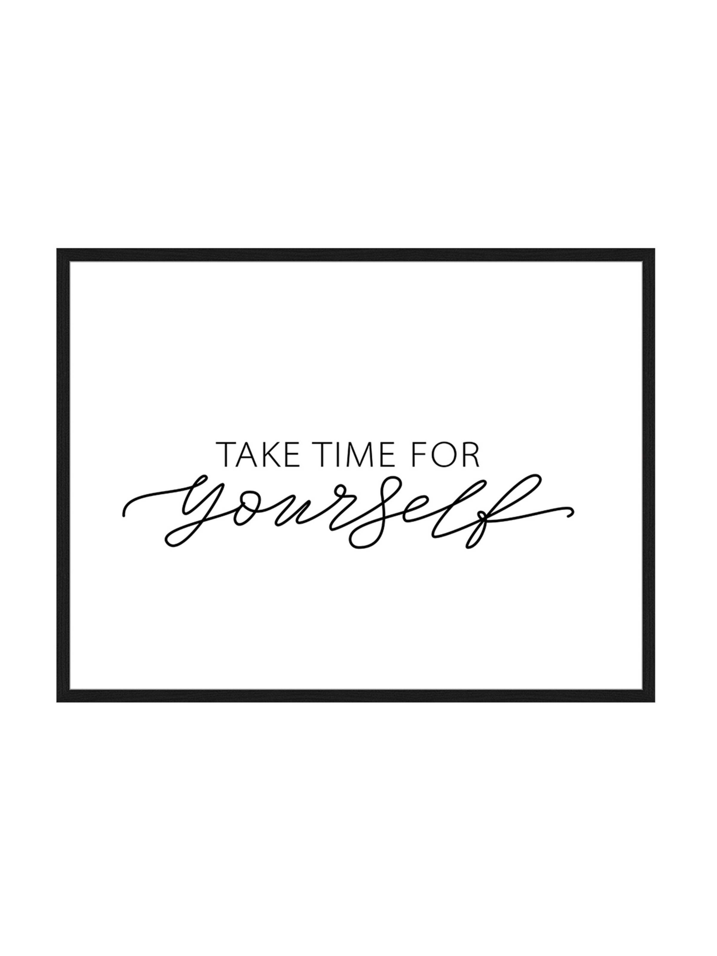 Liv Corday Bild 'Take Time' in Weiß: Vorderseite