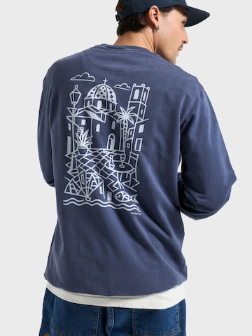 Trendsplant Sweatshirt ' LA PLAZA ' in Blue
