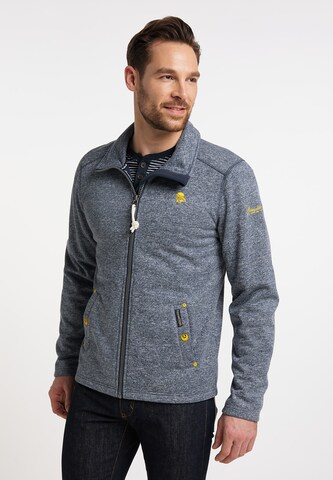 Schmuddelwedda Fleece Jacket in Grey: front