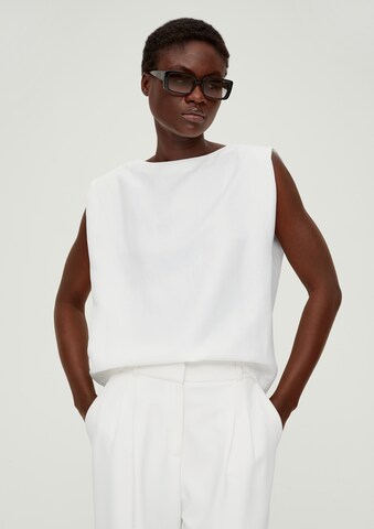 s.Oliver BLACK LABEL Bluse in Beige: Vorderseite