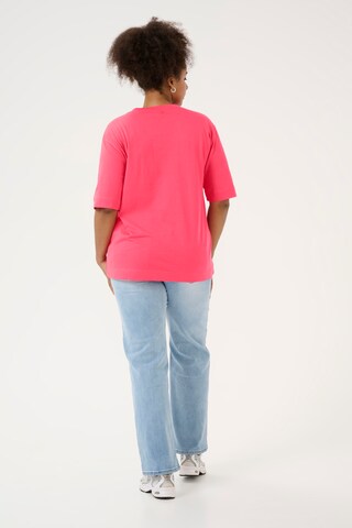 Tricou 'Mina' de la KAFFE CURVE pe roz