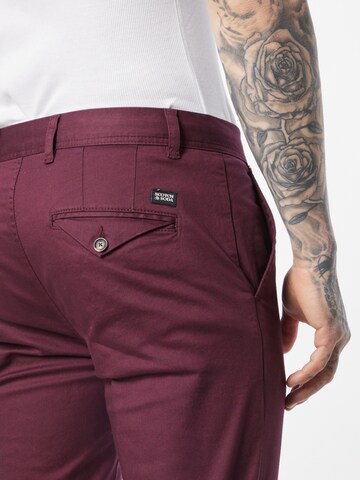 Regular Pantalon chino 'Mott seasonal essential' SCOTCH & SODA en rouge