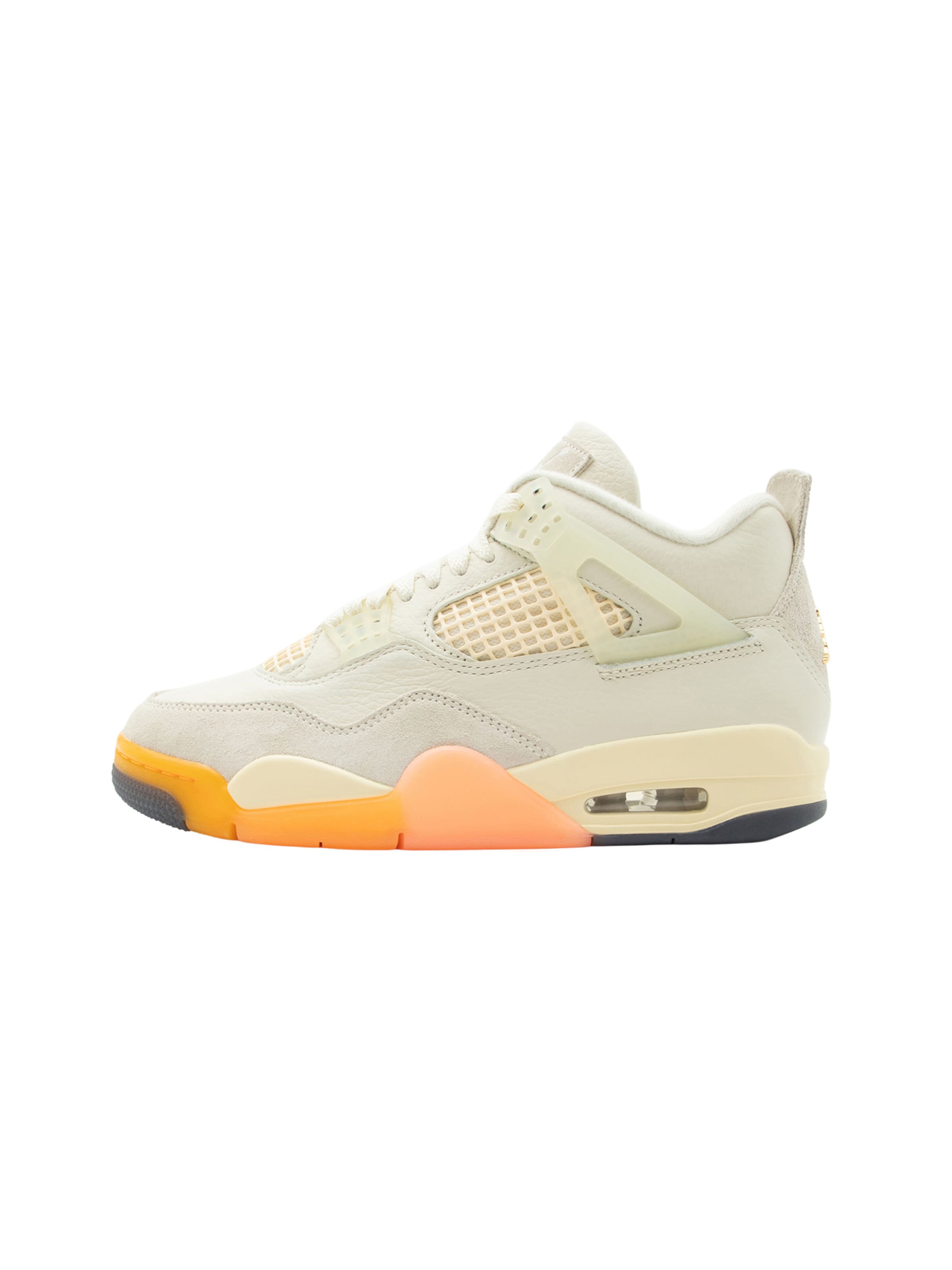 Jordan Σνίκερ ψηλό 'Air Jordan 4' σε λευκό: μπροστά