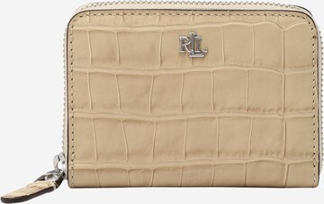 Porte-monnaies Lauren Ralph Lauren en beige : devant