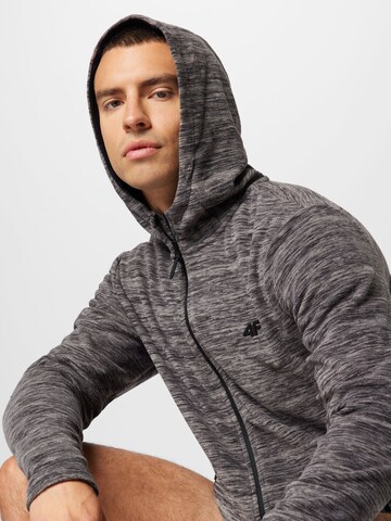 4F Athletic Fleece Jacket in Grey