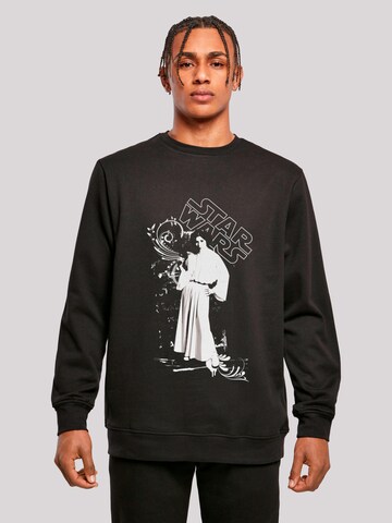 F4NT4STIC Sweatshirt 'Leia Weapon' in Schwarz: Vorderseite
