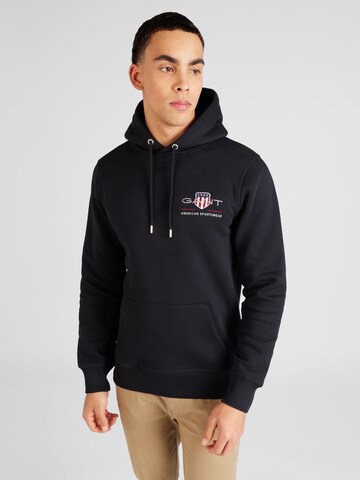 GANT Sweatshirt in Zwart: voorkant