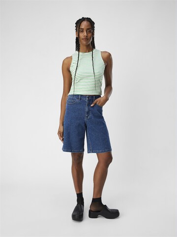 OBJECT regular Jeans 'CAROL' i blå