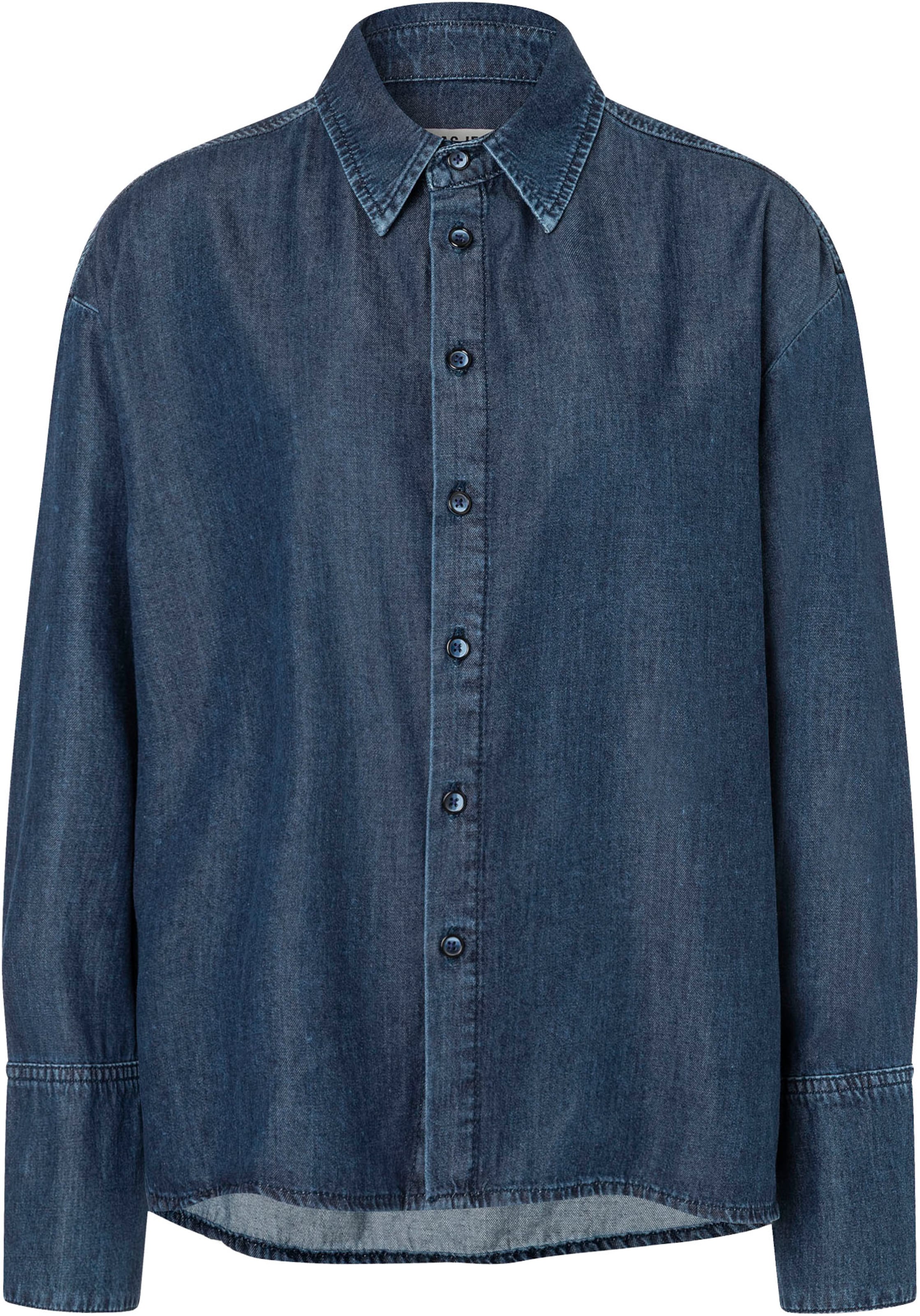 MAC Bluse in Blau: Vorderseite