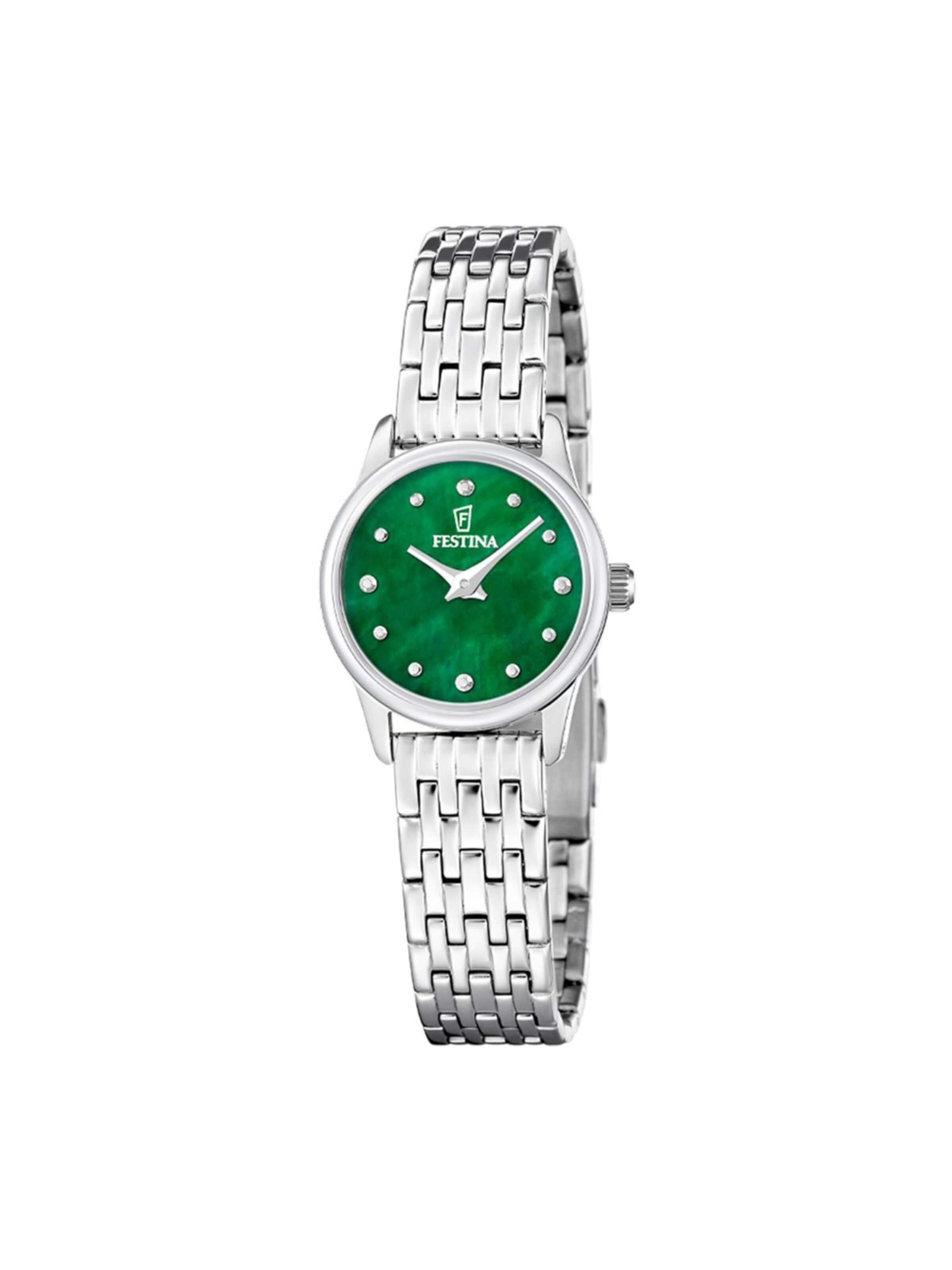 Montre à affichage analogique FESTINA en vert : devant