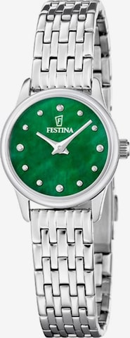 Montre à affichage analogique FESTINA en vert : devant