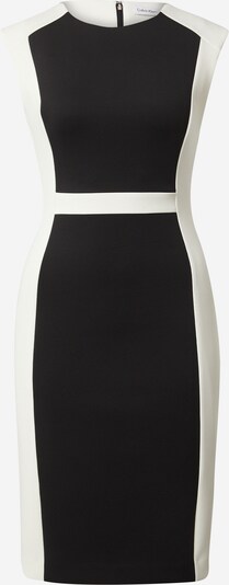 Calvin Klein Robe fourreau en noir / blanc, Vue avec produit